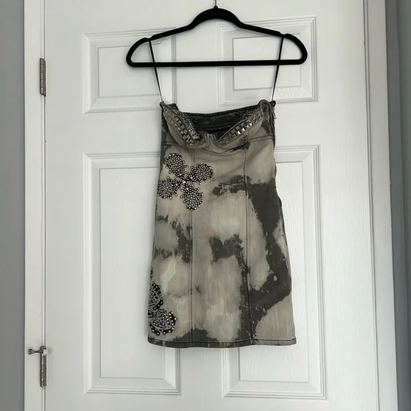 Guess | Dresses | Strapless Denim Dress | Poshmark